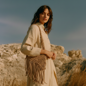 Bolso de crochet fornalutx beig