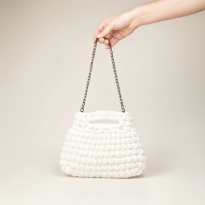 bolso de crochet vela